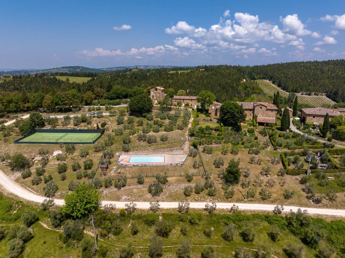 Borgo Nel Chianti Istrice Con Piscina Tennis E Wifi Castellina in Chianti Dış mekan fotoğraf